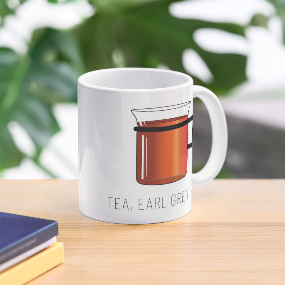 Tea, Earl Grey, Hot - Captain Picard, Star Trek TNG, (light backgrounds) Mug