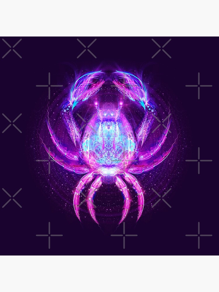 Cancer Zodiac Lightburst by ifourdezign