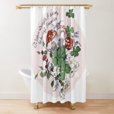 It Takes Strength and Bravery to be Soft and Sensitive Shower Curtain