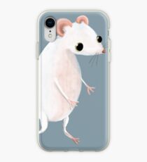 Cute little white mouse iPhone Case