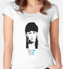 Wii U Wii U Wii U! Women's Fitted Scoop T-Shirt