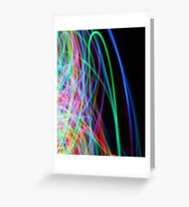 light trail Greeting Card