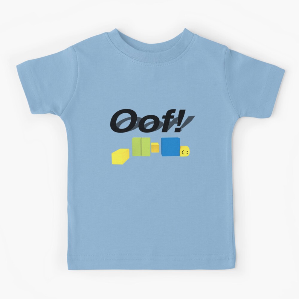 Oof Roblox Oof Noob Kids T Shirt By Smoothnoob Redbubble - roblox noob clothing redbubble