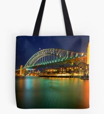 Bridge at night Tote Bag