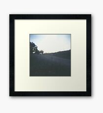 lavender field. Framed Print