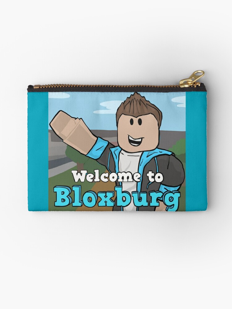 Welcome To Bloxburg Fan Art Zipper Pouch By Pickledjo - roblox gameplay welcome to bloxburg adding in new