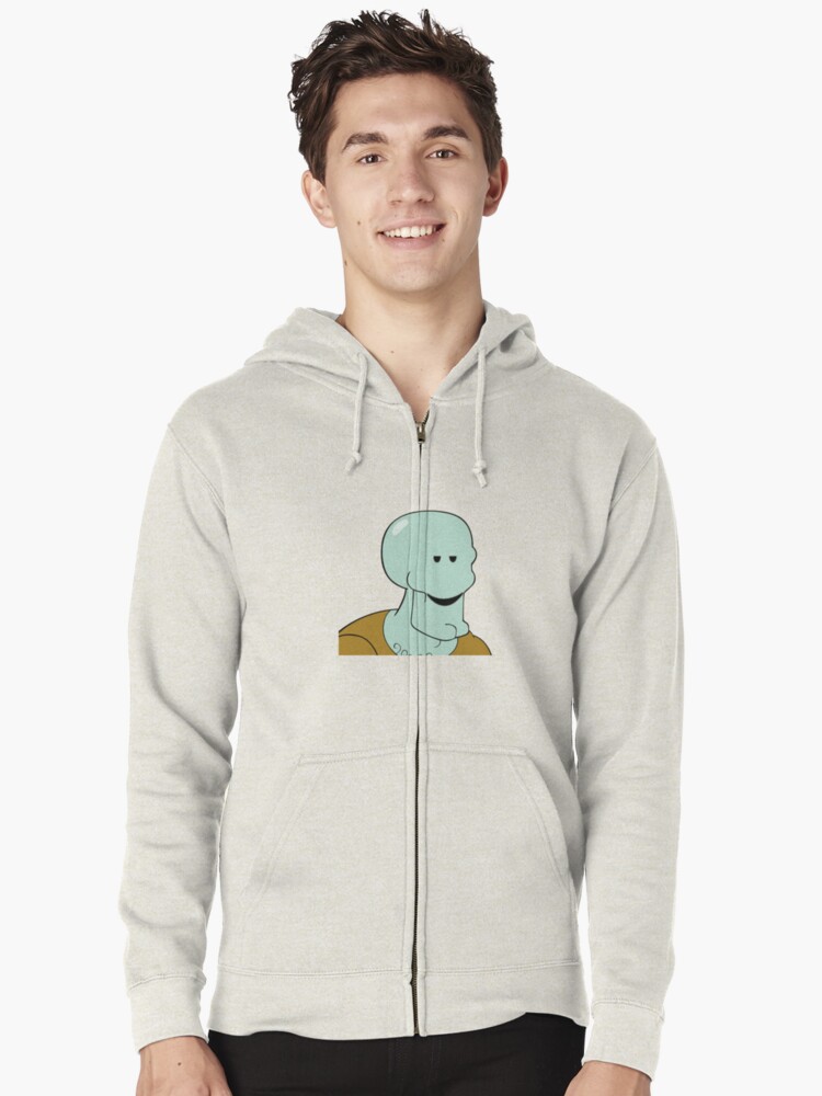 Roblox Squidward Zipped Hoodie By Cassidylund Redbubble - roblox squidward ipad case skin by cassidylund redbubble