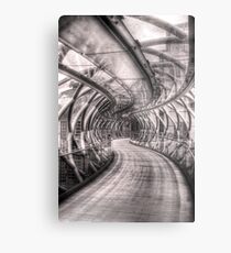 Abstract Bridge Metal Print