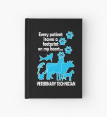 Every Patient Leaves A Footprint On My Heart Veterinarian Hardcover Journal