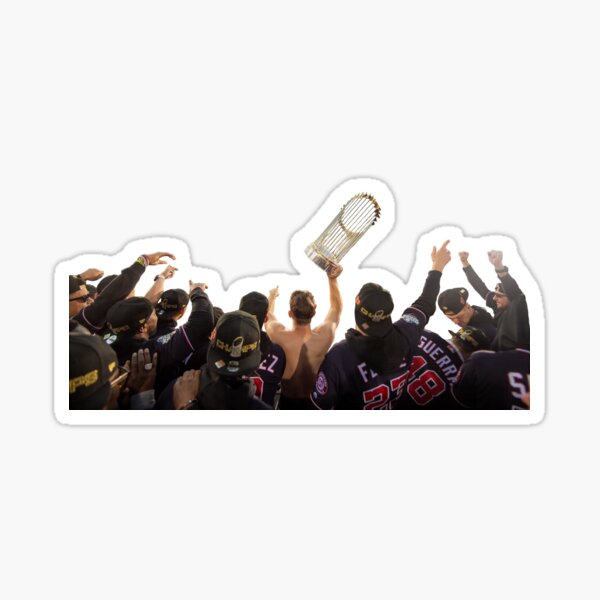 carrying trophy Sticker