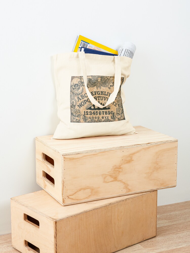 Alternate view of Angel of Death Ouija Board Tote Bag