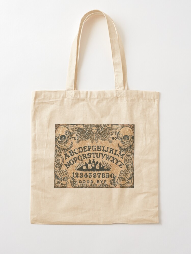 Alternate view of Angel of Death Ouija Board Tote Bag