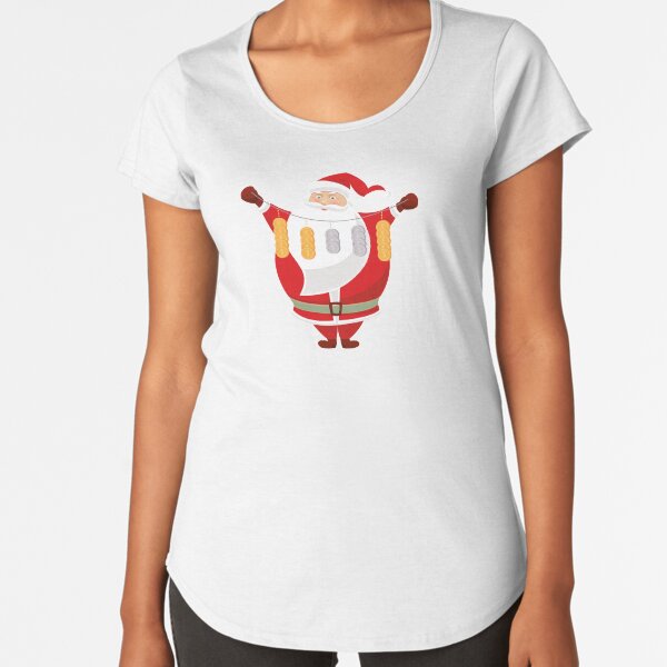 Lucky Santa Claus Premium Scoop T-Shirt