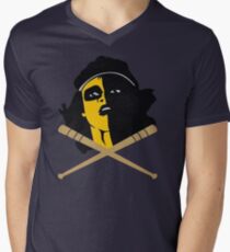 Baseball Furies Skull & Crossbones Men's V-Neck T-Shirt