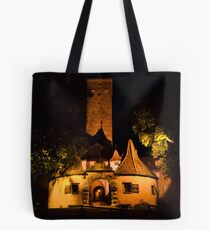 Rothenburg West Gate at Night Tote Bag