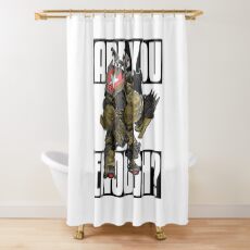 Moze The Gunner With Iron Bear Borderlands 3 Shower Curtain