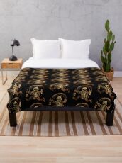 Day of the Dead Posada Throw Blanket
