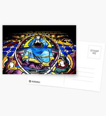 Stained Glass Painting Postcards