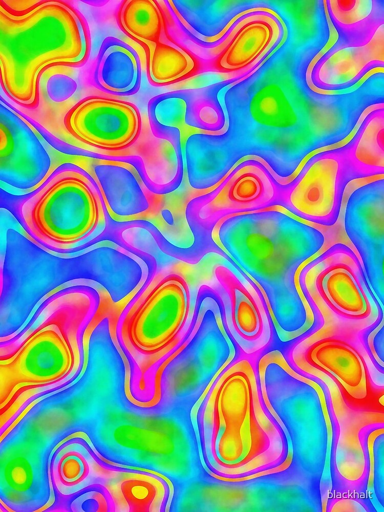 Random virtual color pixel abstraction by blackhalt