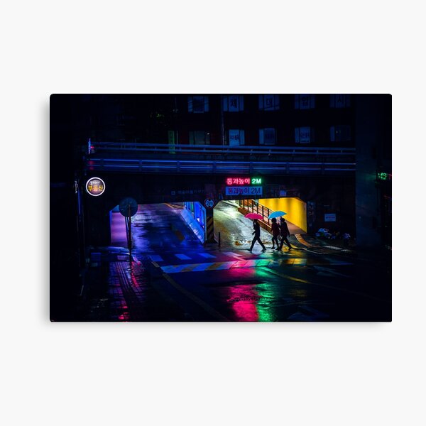 Rainy Reflections Canvas Print