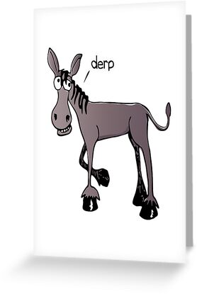 Donkeys For Men Women Or Kids Greeting Card By Brtisticdesigns Redbubble - donkey are so cute roblox