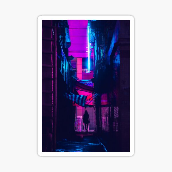 Hong Kong Outrun Sticker