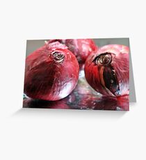 Red Onions Greeting Card