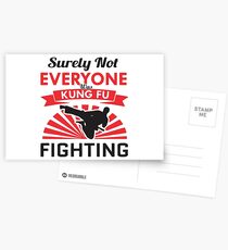 Top Selling Surely Not Everyone Was Kung Fu Fighting Merchandise Postcards