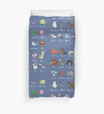 The Animal Alphabet Duvet Cover