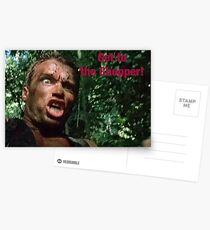 Predator-- Get to the Chopper Postcards