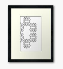 Clockwise Scrolls Framed Print