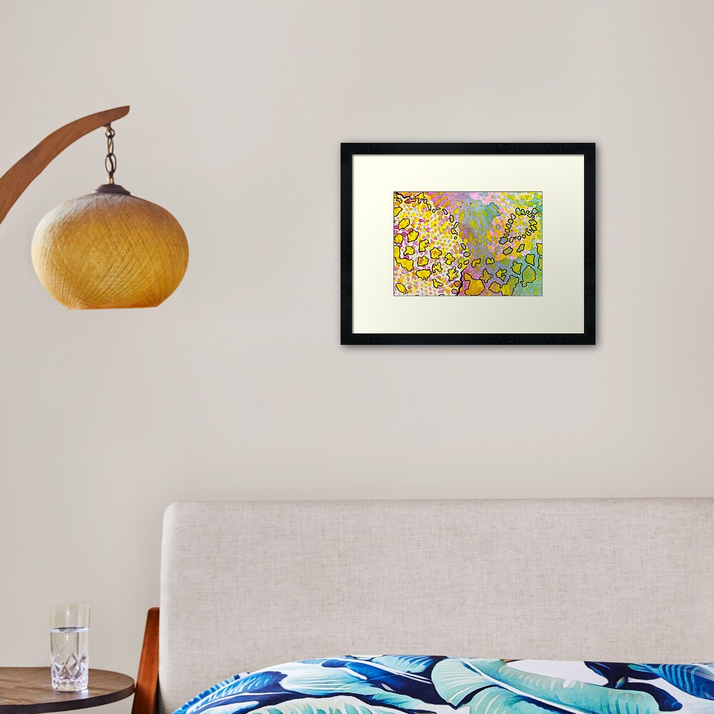 9, Inset A Framed Art Print