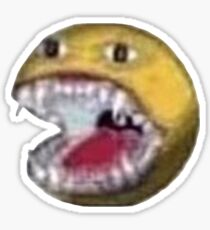 Cursed emoji sticker #2 Glossy Sticker