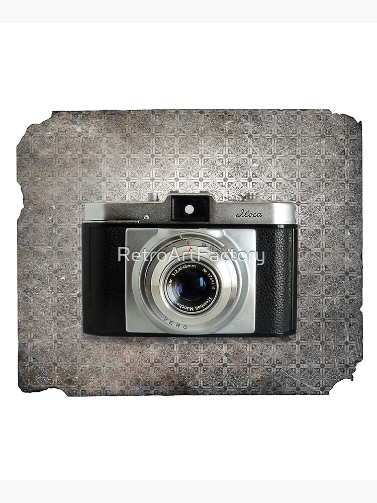 iLoca 35mm Camera Vintage Black and White by RetroArtFactory