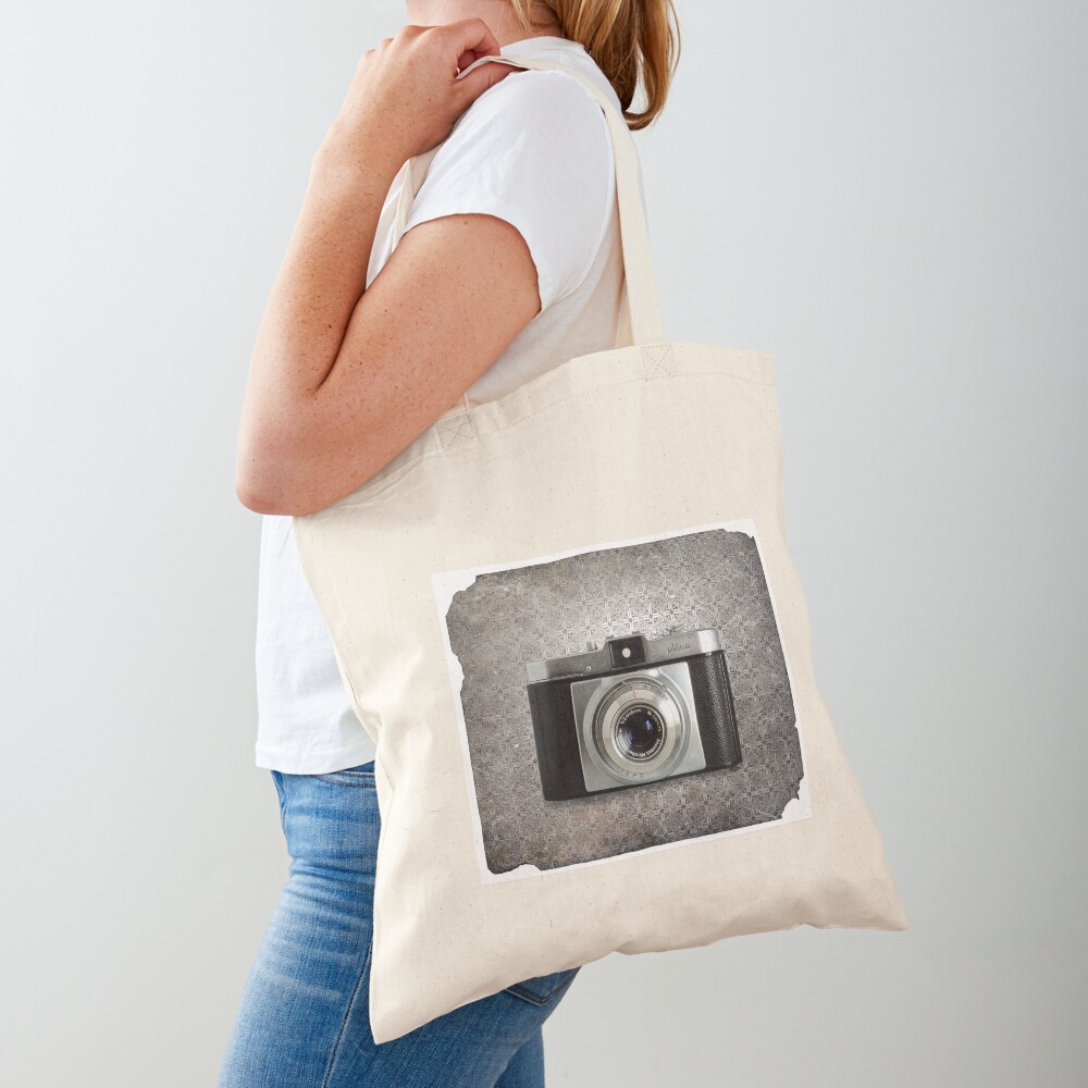 iLoca 35mm Camera Vintage Black and White Tote Bag