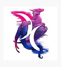 Bi-Stolz-Drache Fotodruck