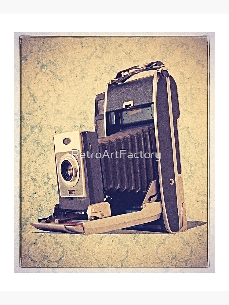 Polaroid Camera with Bellows - Vintage Color by RetroArtFactory