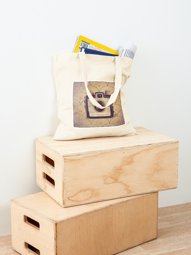 Alternate view of Brownie Holiday Camera - Vintage Color Tote Bag