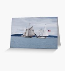 Battle at sea Greeting Card