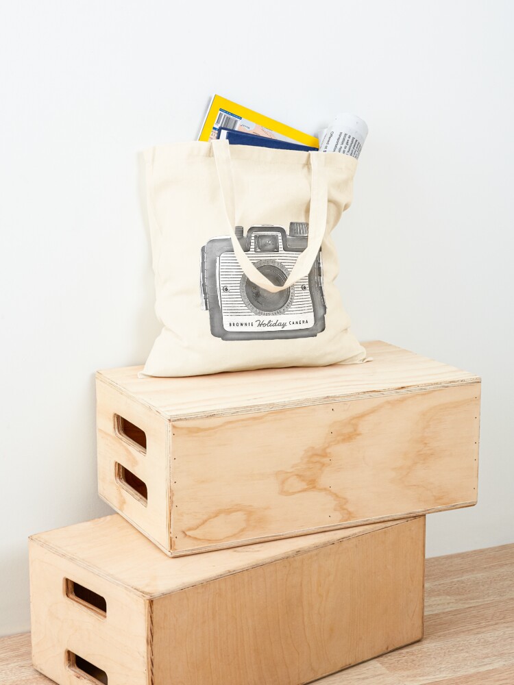 Alternate view of Brownie Holiday Camera Tote Bag