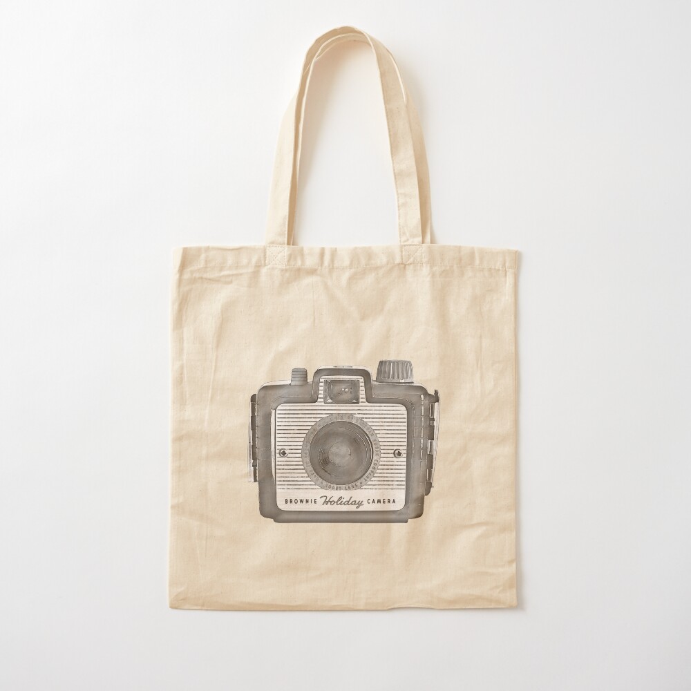 Brownie Holiday Camera Cotton Tote Bag