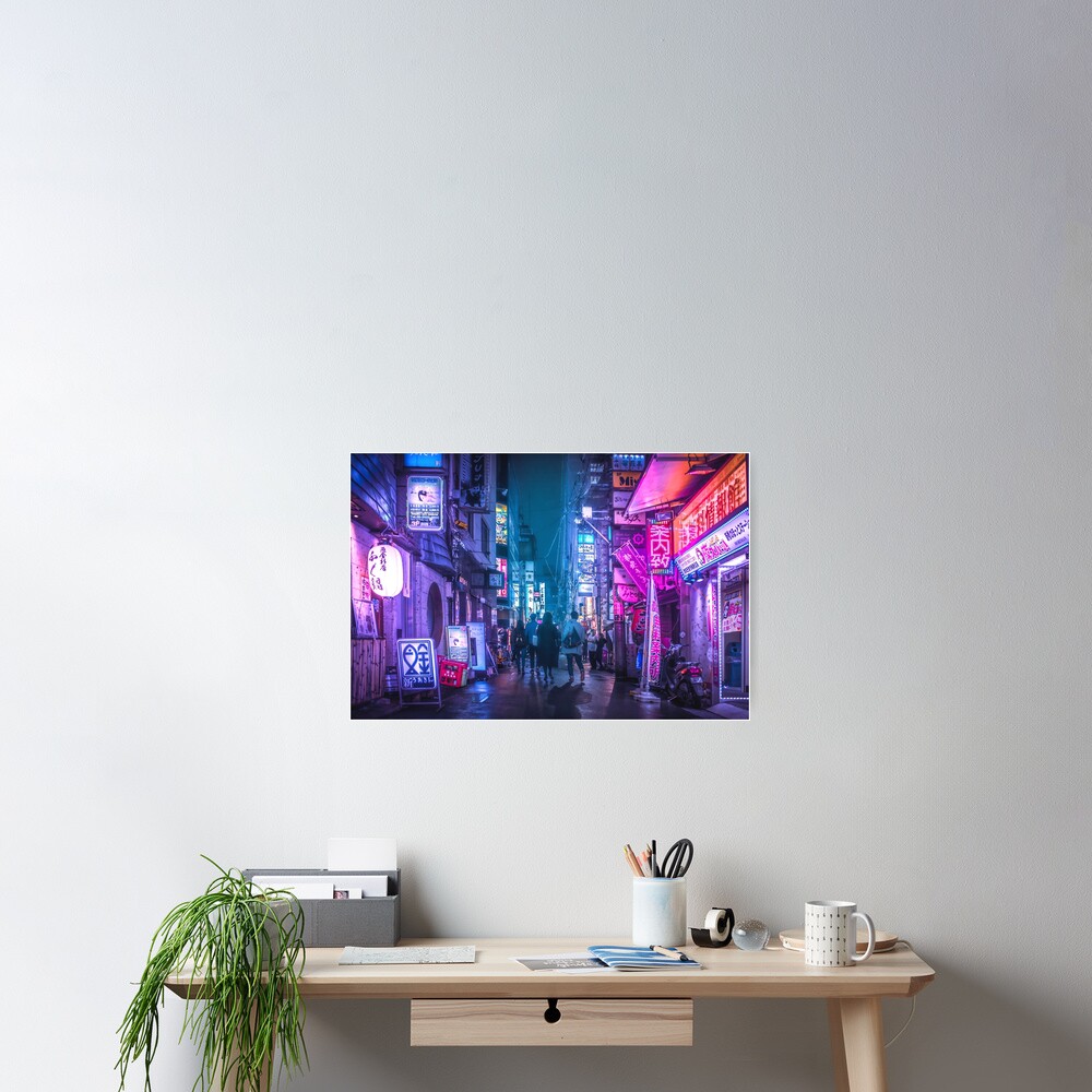 Tokyo Neo Future Cyberpunk Poster