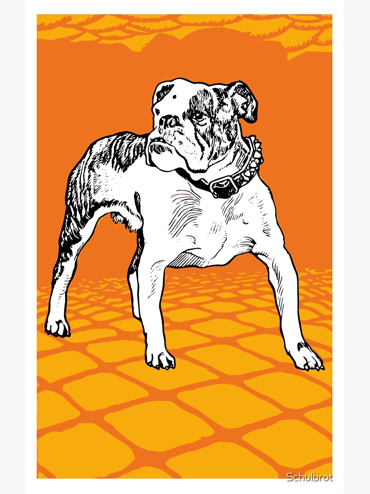 Bulldog 20s vintage by Schulbrot