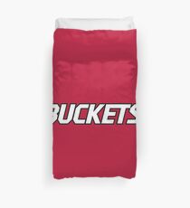 Buckets - Red Duvet Cover