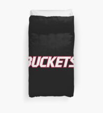 Buckets - Black Duvet Cover