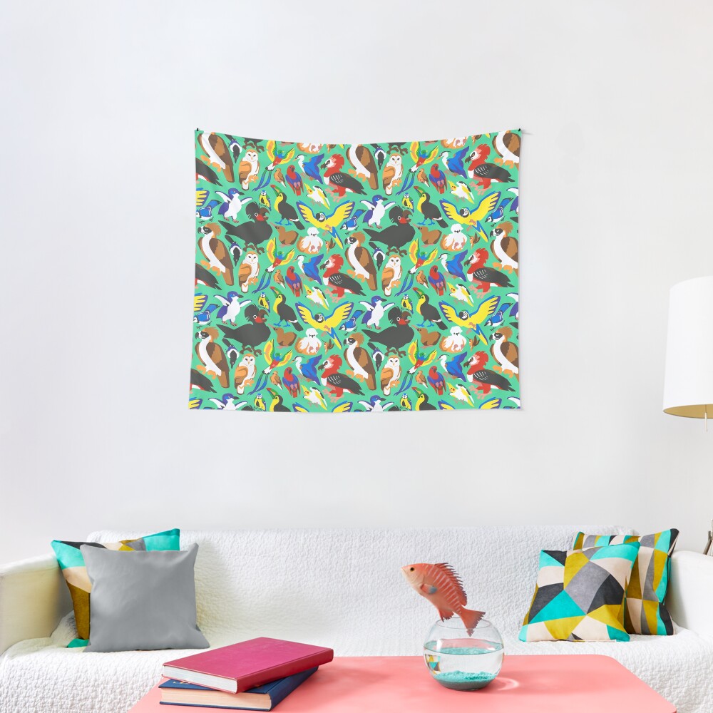 To Feather, But Not to Scale Tapestry
