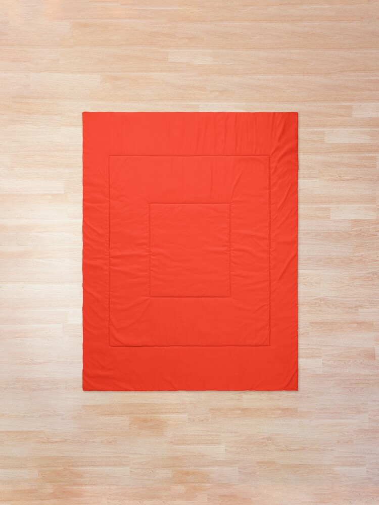 Bright Red Comforter By Princesseuh Redbubble