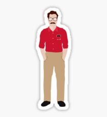 Her - Theodore Twombly Illustration Sticker