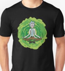 Rick Sanchez meditation Slim Fit T-Shirt