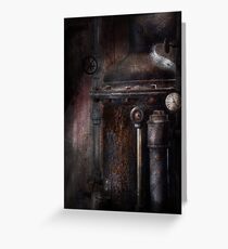 Steampunk - Handling Pressure Greeting Card